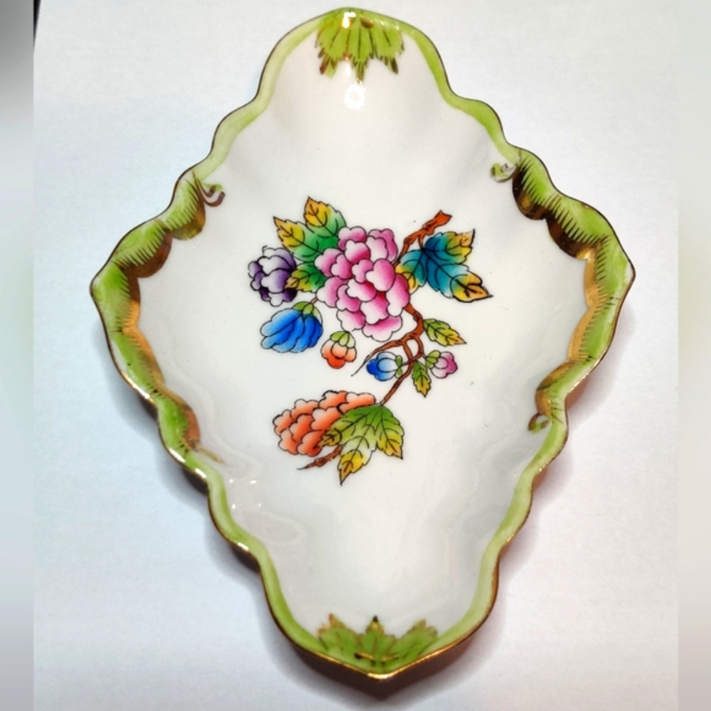 Herend Hungary Porcelain Trinket Dish